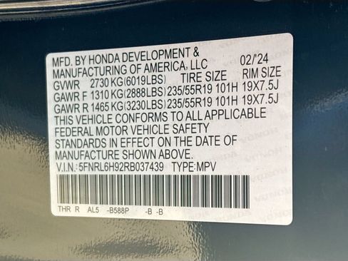 Used 2024 Honda Odyssey Elite image 33