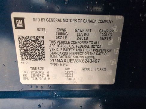 Used 2019 Chevrolet Equinox LT AWD/4WD image 27