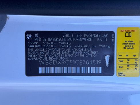 Used 2012 BMW M3 Convertible image 35