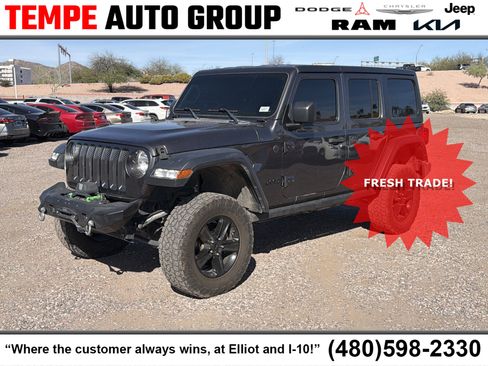 Certified 2022 Jeep Wrangler Unlimited Sport image 1