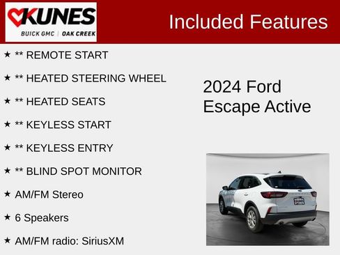 Used 2024 Ford Escape Active AWD/4WD image 2