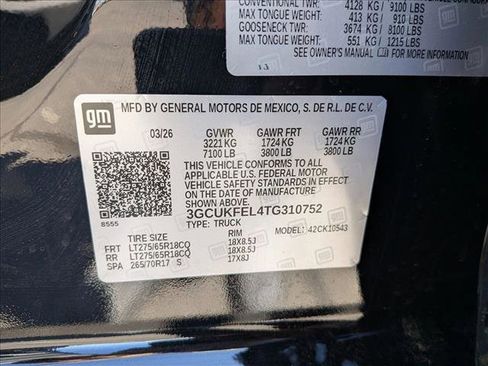 New 2026 Chevrolet Silverado 1500 LT Trail Boss w/ Convenience Package II AWD/4WD image 17