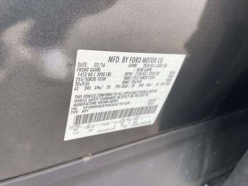 Used 2016 Ford Explorer Sport w/ Equipment Group 401A image 20