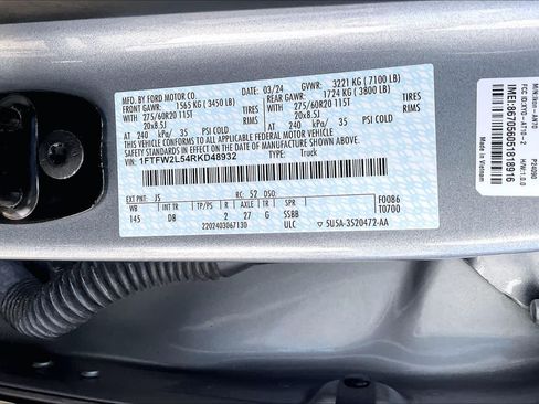 Used 2024 Ford F150 STX w/ STX Black Appearance Package AWD/4WD image 33