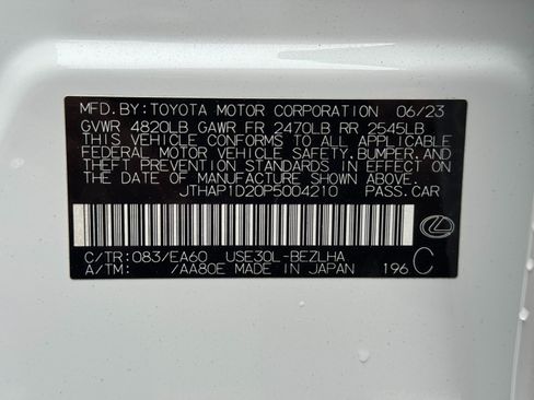 Used 2023 Lexus IS 500 w/ Accessory Package RWD image 45