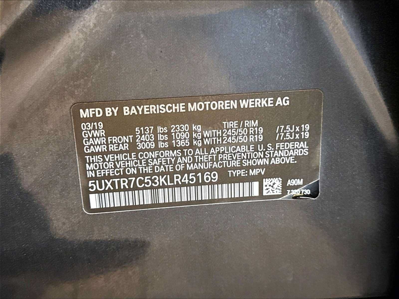 Used 2019 BMW X3 sDrive30i w/ Executive Package RWD image 36