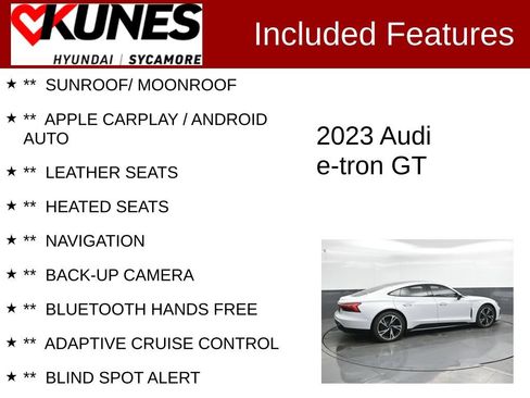 Used 2023 Audi e-tron GT Premium Plus w/ Performance Package AWD/4WD image 2