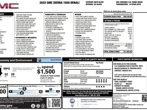 Used 2022 GMC Sierra 1500 Denali AWD/4WD image 41