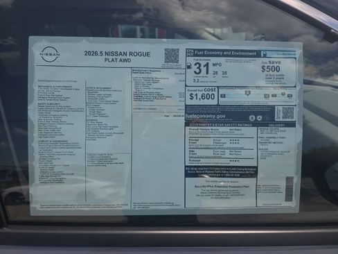 New 2026 Nissan Rogue Platinum w/ Platinum Premium Package AWD/4WD image 3