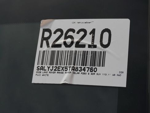 Used 2026 Land Rover Range Rover Velar S AWD/4WD image 32
