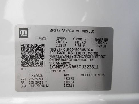 Used 2023 Chevrolet Traverse LT AWD/4WD image 49