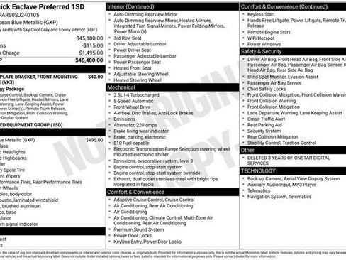 Certified 2025 Buick Enclave Preferred FWD image 28
