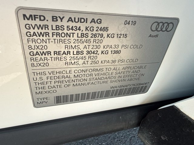 Used 2019 Audi Q5 2.0T Premium Plus w/ Premium Plus Package AWD/4WD image 16