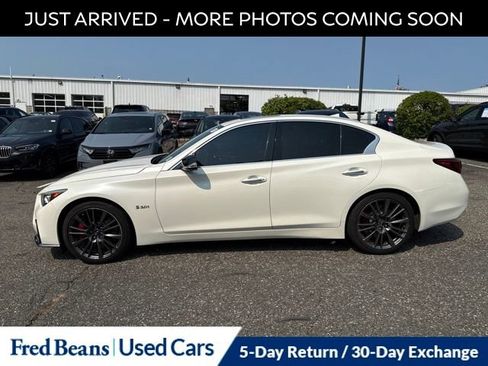Used 2019 INFINITI Q50 Red Sport 400 w/ Sensory Package AWD/4WD image 4
