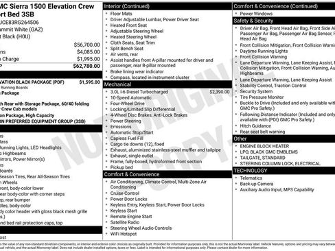 Used 2024 GMC Sierra 1500 Elevation w/ LPO, Elevation Black Package AWD/4WD image 14