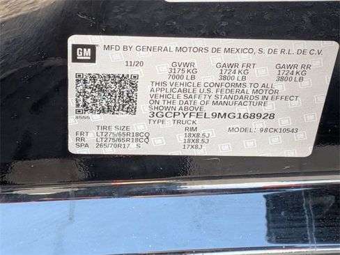 Used 2021 Chevrolet Silverado 1500 LT Trail Boss w/ Convenience Package II image 40