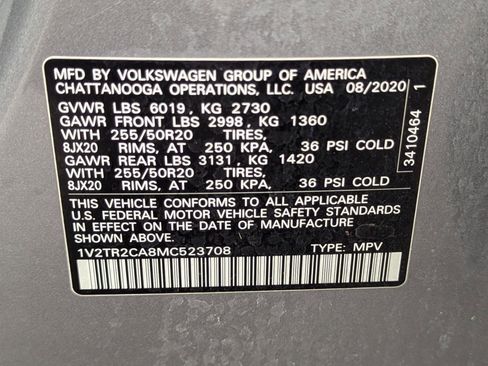 Used 2021 Volkswagen Atlas SEL Premium image 19