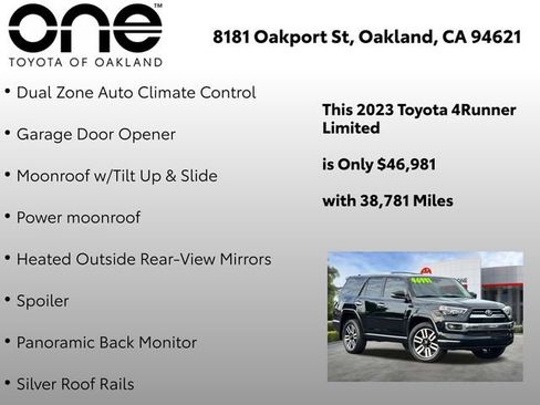 Certified 2023 Toyota 4Runner Limited image 12