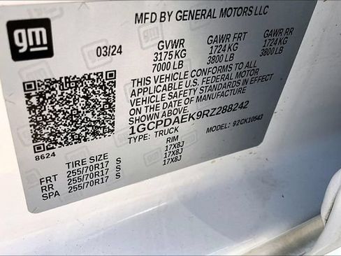 Used 2024 Chevrolet Silverado 1500 W/T w/ WT Value Package AWD/4WD image 20