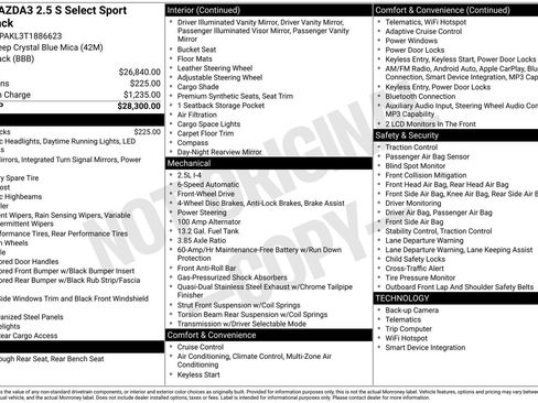 New 2026 MAZDA MAZDA3 s Sport FWD image 22