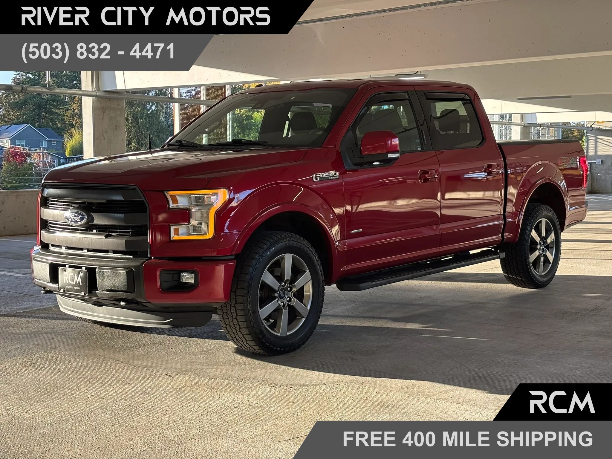 Used 2015 Ford F150 Lariat w/ Equipment Group 502A Luxury AWD/4WD image 1