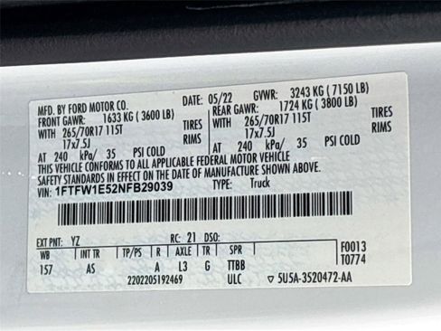 Used 2022 Ford F150 XL w/ Trailer Tow Package image 31