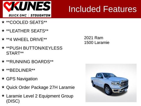 Used 2021 RAM 1500 Laramie image 3
