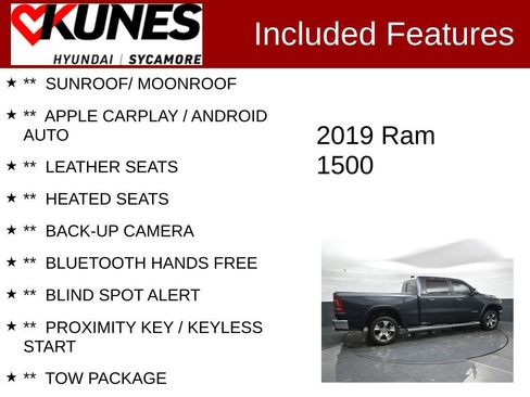 Used 2019 RAM 1500 Laramie image 2