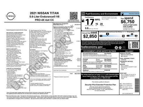 Used 2021 Nissan Titan PRO-4X w/ Pro-4x Convenience Package image 4