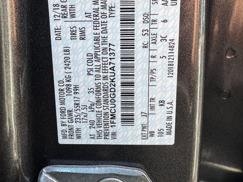 Used 2019 Ford Escape SE FWD image 23