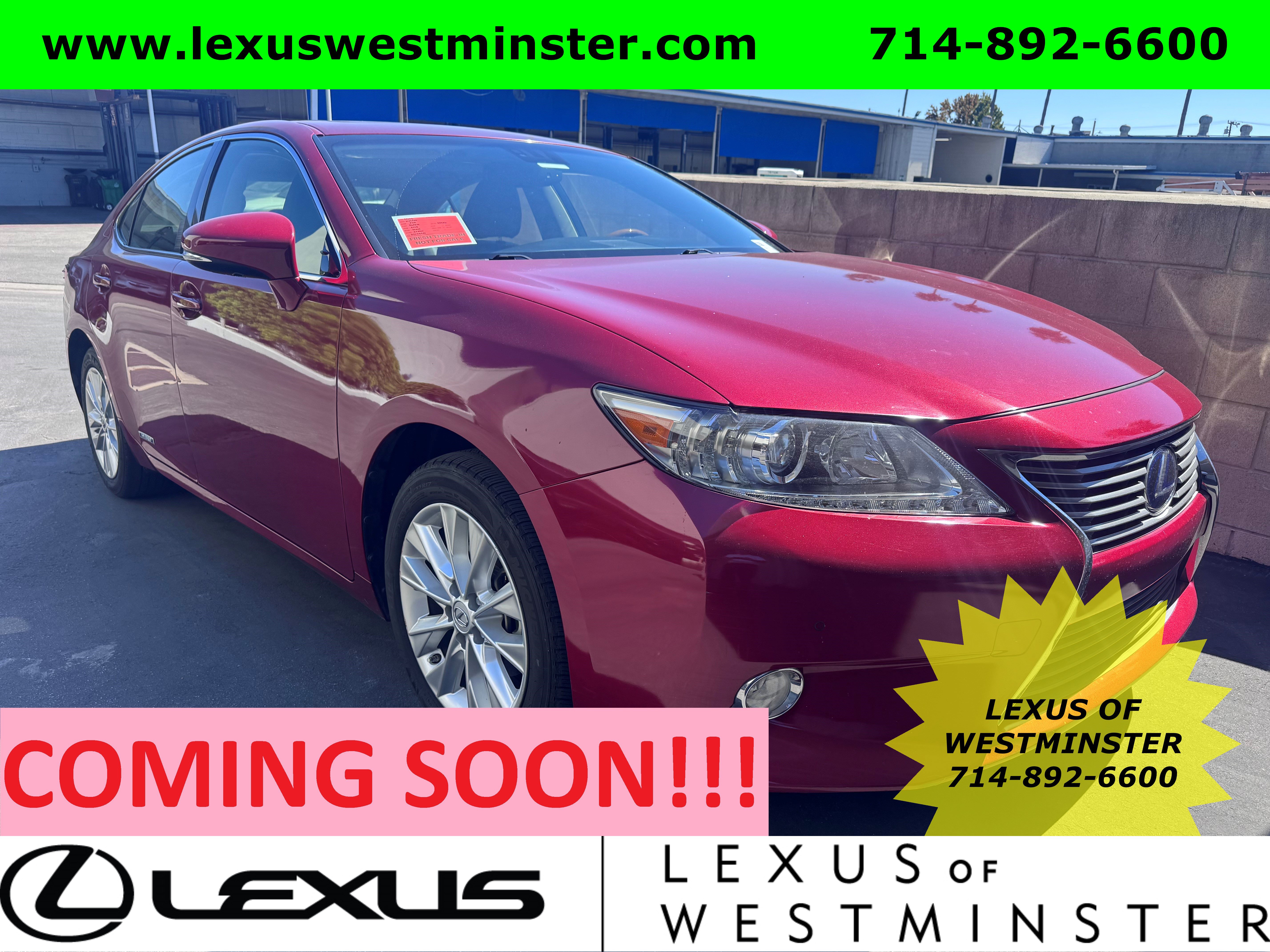 Used 2013 Lexus ES 300h w/ Premium Pkg FWD image 1