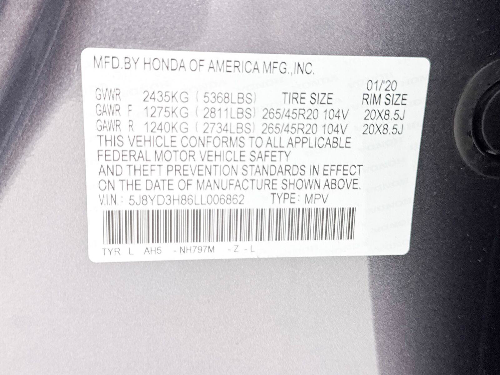 Used 2020 Acura MDX w/ Advance Package FWD image 36