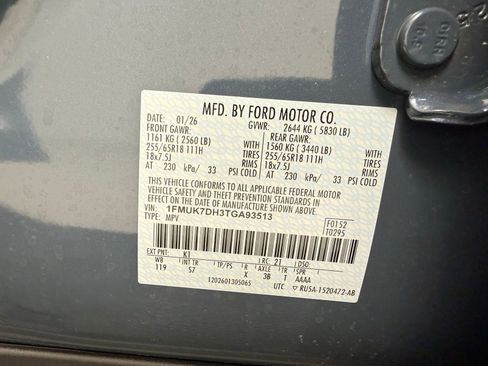 New 2026 Ford Explorer Active w/ Active Comfort Package RWD image 14