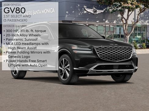New 2026 Genesis GV80 2.5T Select AWD/4WD image 3