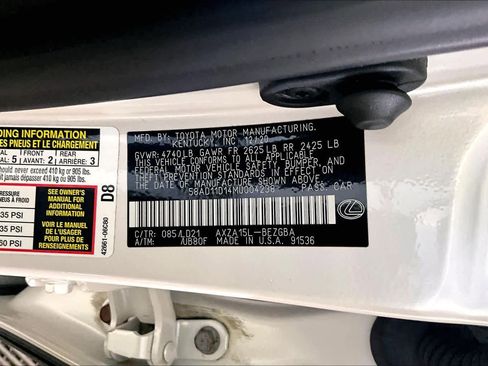 Used 2021 Lexus ES 250 w/ Premium Package AWD/4WD image 34