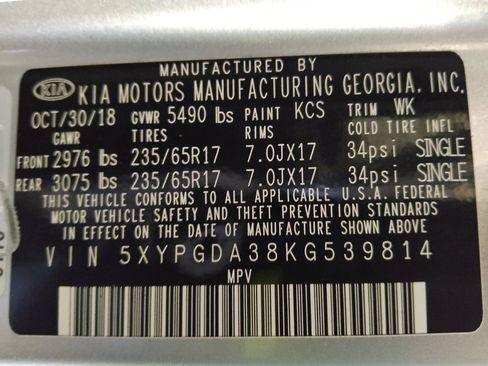 Used 2019 Kia Sorento AWD w/ Option Group 020 image 33
