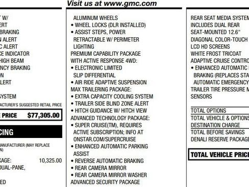 Certified 2023 GMC Yukon Denali w/ Denali Reserve Package AWD/4WD image 2
