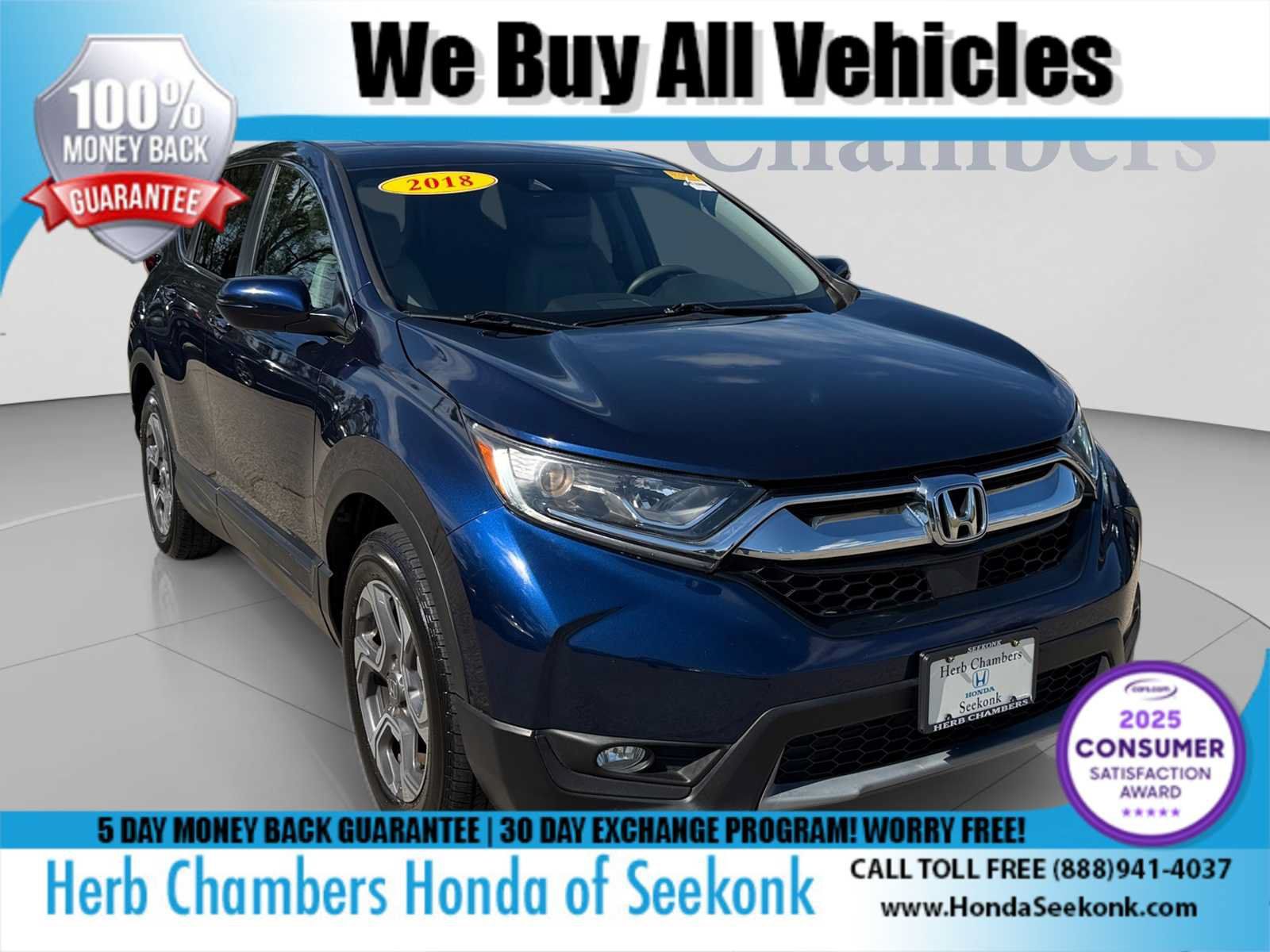 Used 2018 Honda CR-V EX image 1