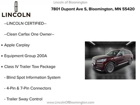 Certified 2022 Lincoln Aviator Reserve w/ Elements Package Plus AWD/4WD image 6