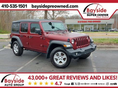 Used 2022 Jeep Wrangler Unlimited Sport image 1