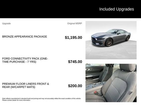 New 2026 Ford Mustang Coupe w/ Bronze Appearance Package RWD image 5