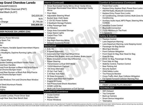 Used 2023 Jeep Grand Cherokee Laredo AWD/4WD image 25