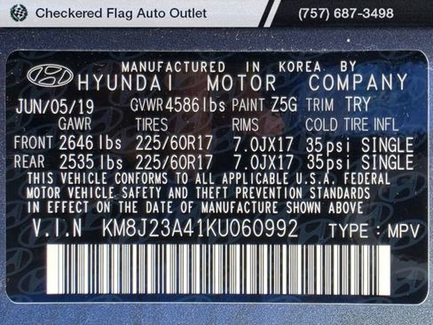 Used 2019 Hyundai Tucson SE FWD image 17
