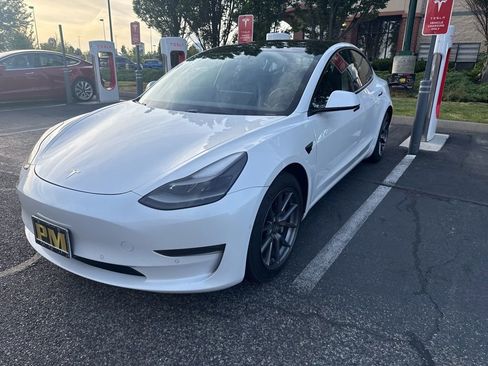 Used 2021 Tesla Model 3 Long Range AWD/4WD image 1