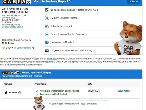 Used 2018 Ford Mustang Premium image 2