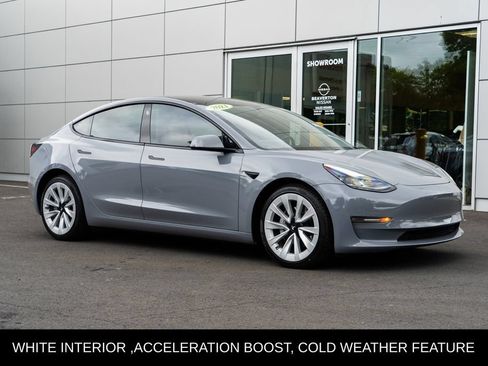 Used 2021 Tesla Model 3 Long Range AWD/4WD image 1
