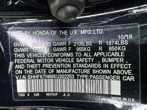 Used 2019 Honda Civic EX image 33