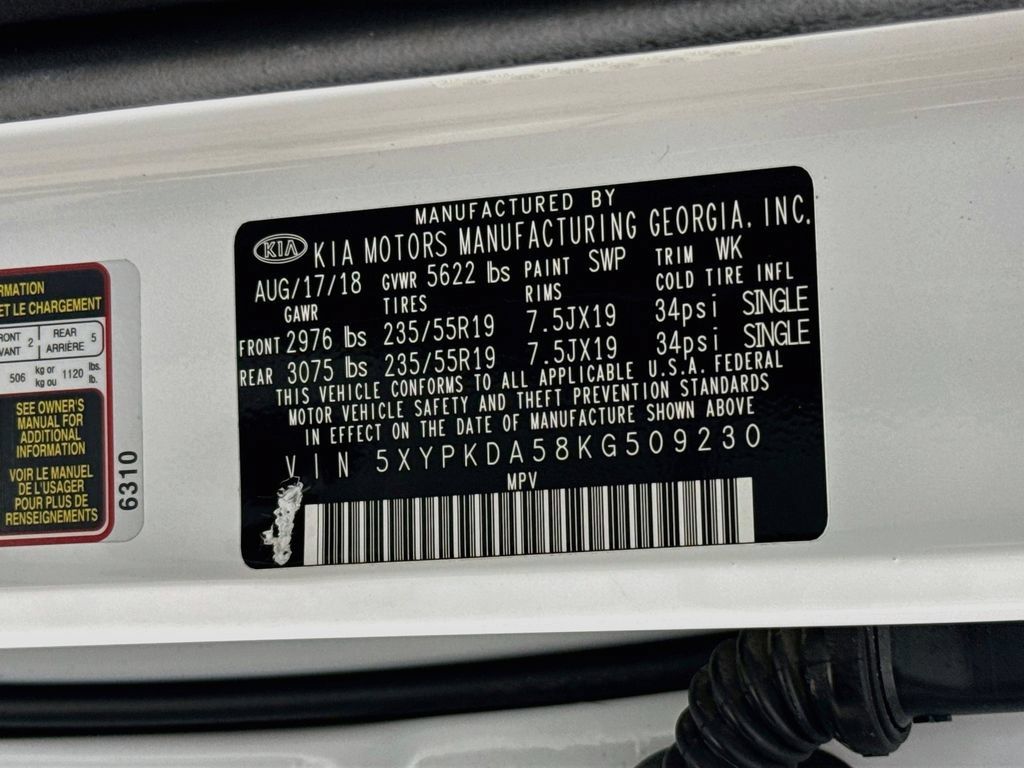 Used 2019 Kia Sorento SX w/ SX Touring Package AWD/4WD image 36