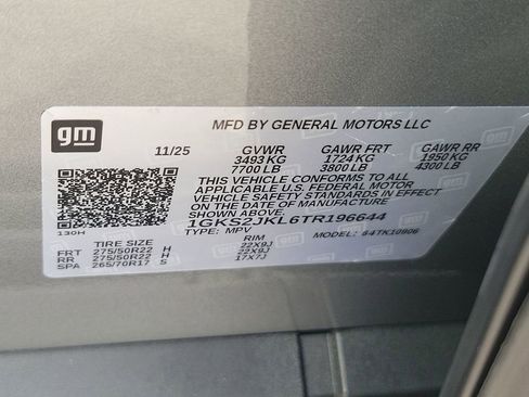 New 2026 GMC Yukon XL Denali w/ Sun & Power Step Package image 51