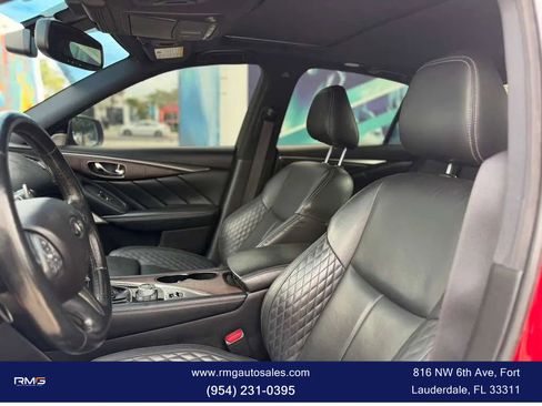 Used 2017 INFINITI Q50 Red Sport 400 image 15